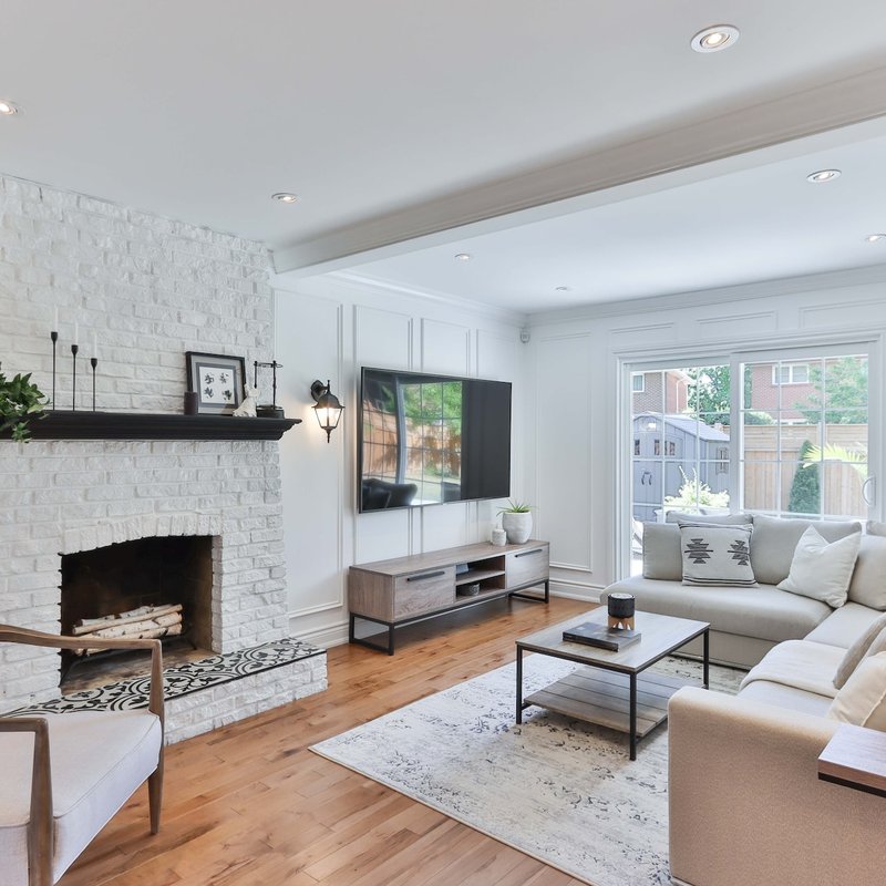 Opt for light or dark hardwood flooring